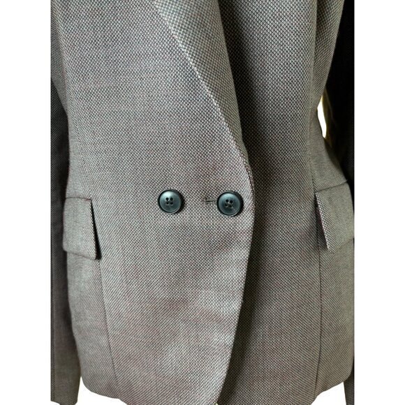 Lafayette 148 Wool Blend Career Plum Burgundy Lined Size 10 - Picture 4 of 12